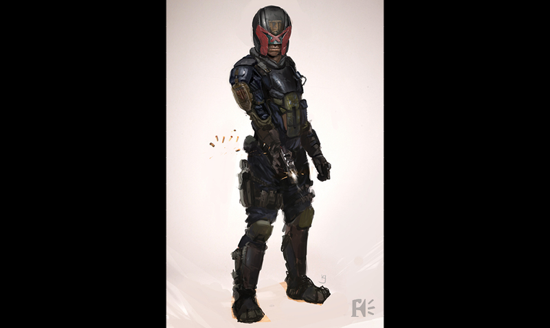 Illustration for article titled Dredd concept art gives us a closer look at Mega-City One